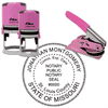 Missouri Notary Pink - Round Design