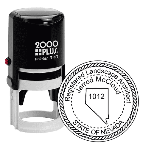 State of Nevada Landscape Architect Seal Stamp