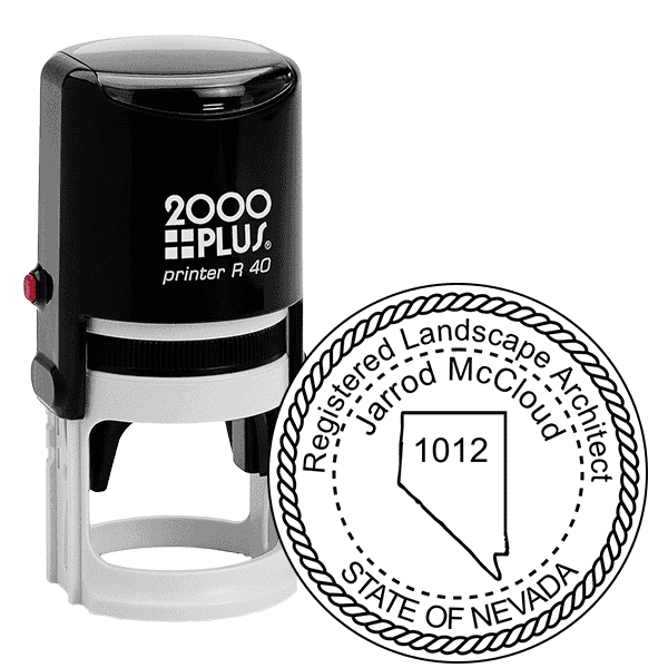 State of Nevada Landscape Architect Seal Stamp