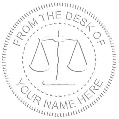 Scales of Justice From The Desk of Seal - alternate view