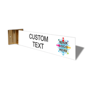 Custom Text Full Color 2" x 10" Corridor Sign 