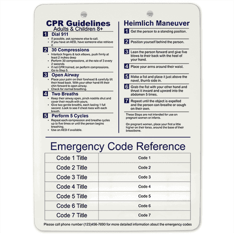 Medical Reference Clipboard