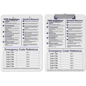 Medical Reference Clipboard Double Sided