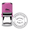 Alabama Notary Pink Stamp - Round