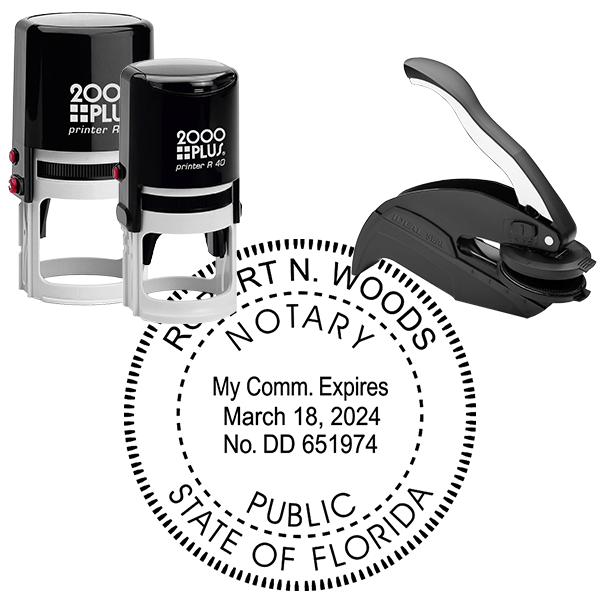 Florida Notary Public Stamp Seal