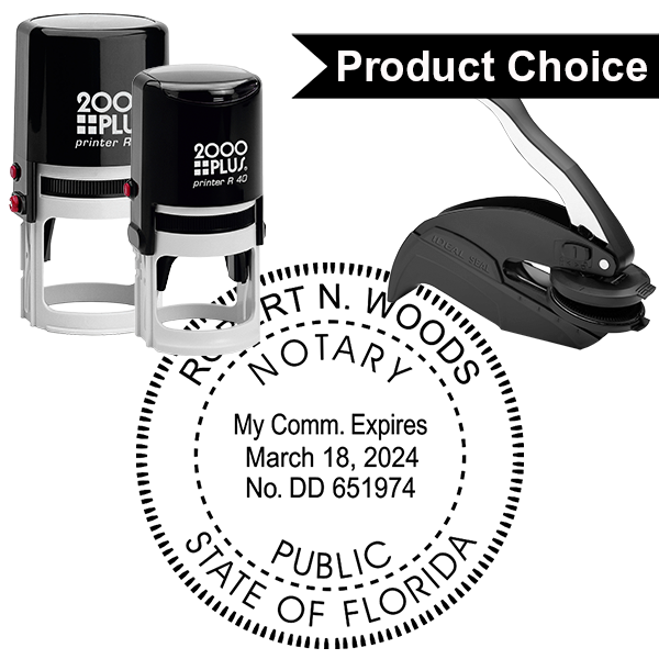Florida Notary Public Stamp Seal