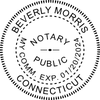 Connecticut Notary Round Seal Embosser