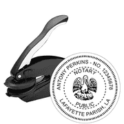 Louisiana Notary Round Seal Embosser