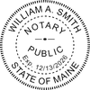 Maine Notary Round Seal Embosser