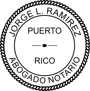 Puerto Rico Notary Seal Embosser