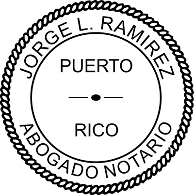 Puerto Rico Notary Seal Embosser - alternate view