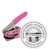 Ohio Notary Pink Seal Embosser - Round