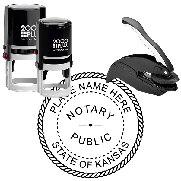 Kansas Notary Public Stamp Seal