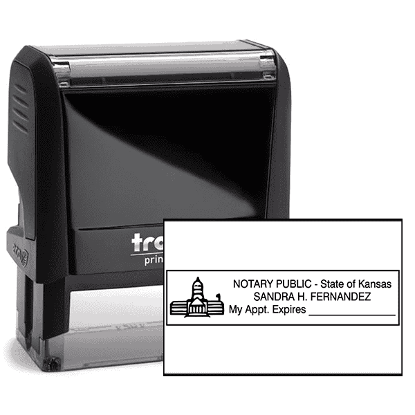 Kansas Notary Rectangle