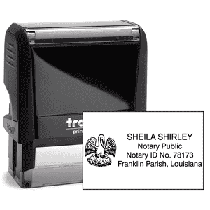 Louisiana Notary Rectangle