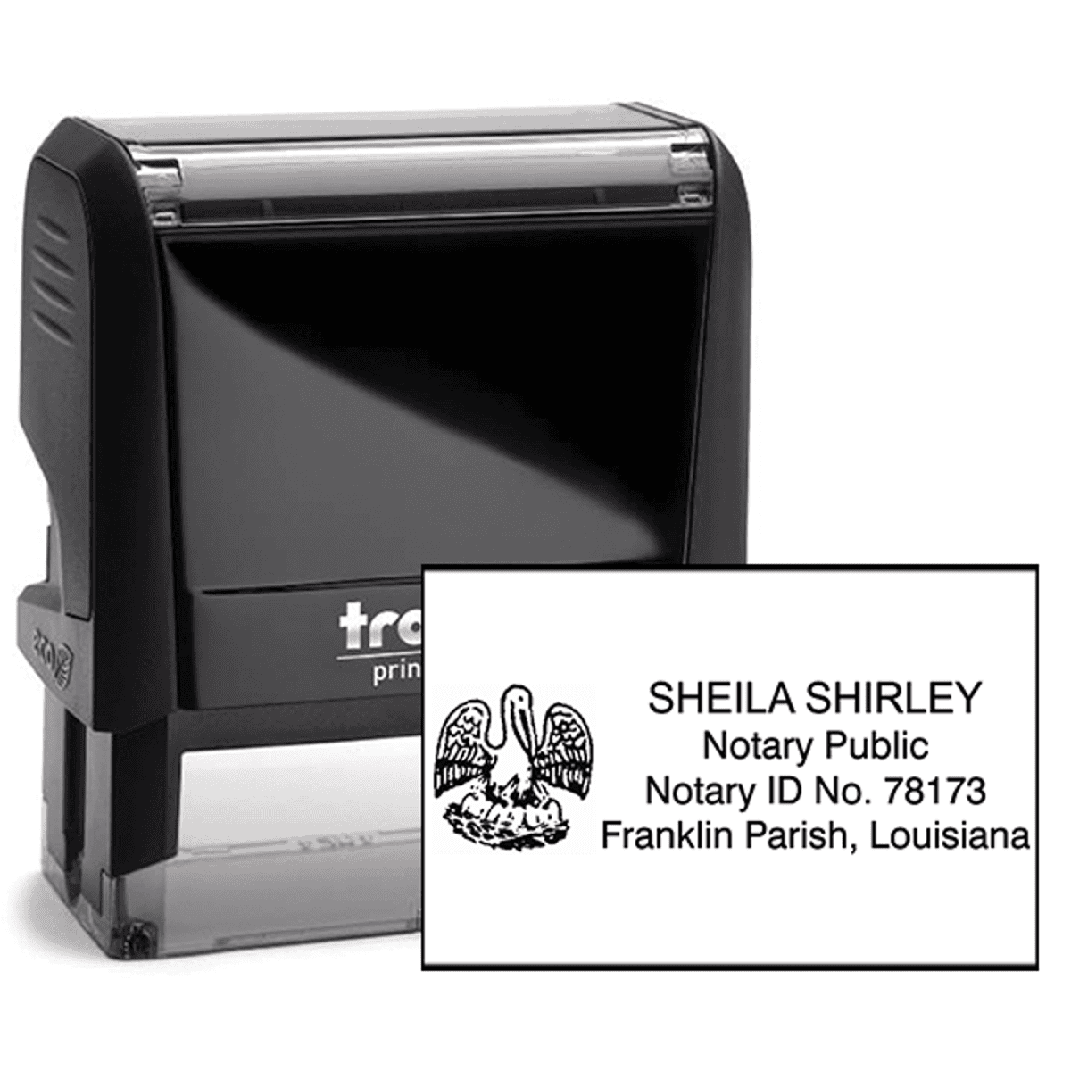 Louisiana Notary Rectangle