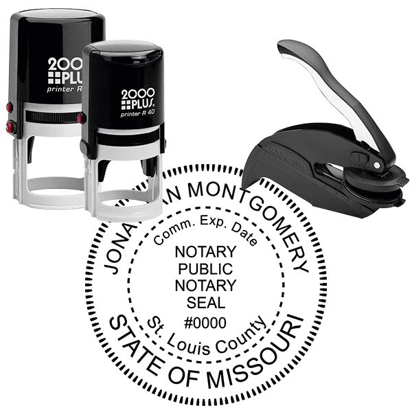Missouri Notary Round Seal