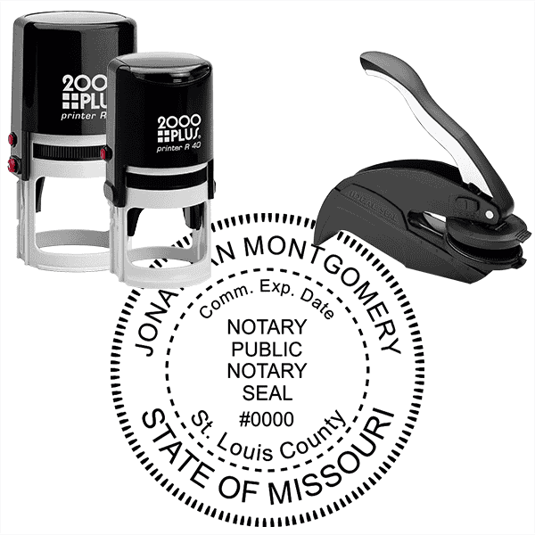 Missouri Notary Round Seal