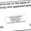 North Carolina Notary Rectangular Imprint