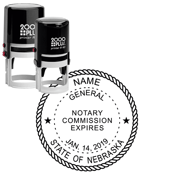 Nebraska Round Notary Seal