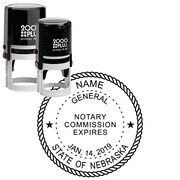 Nebraska Round Notary Seal