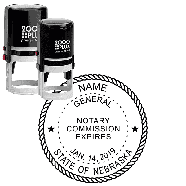 Nebraska Round Notary Seal