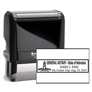 Nebraska Rectangular Notary Seal