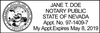 Nevada Notary Rectangular for Resident