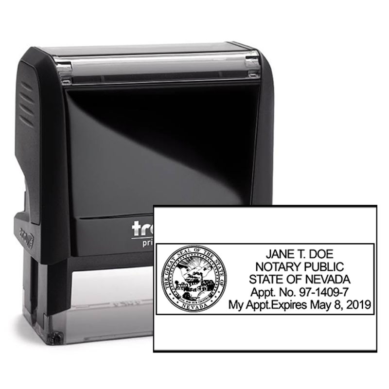Nevada Notary Rectangular for Resident