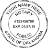 Oklahoma Notary Round Stamp