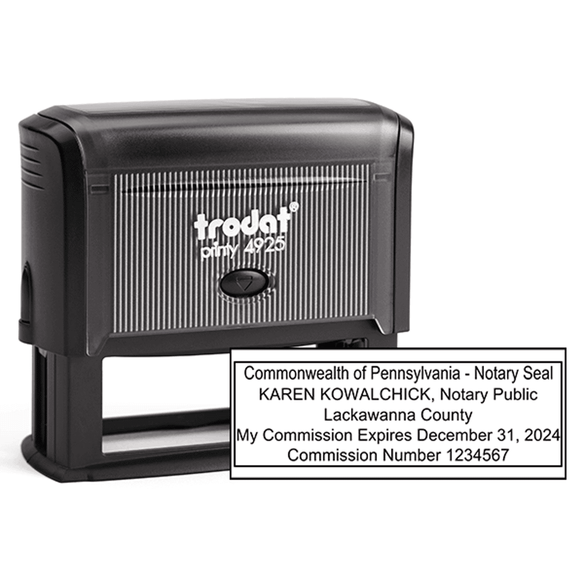 Official Pennsylvania Notary Public Seal Stamp