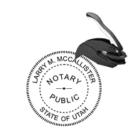 Utah Round Notary Seal