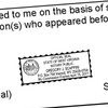 West Virginia Notary Rectangle Imprint