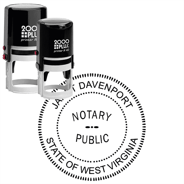 West Virginia Notary Round