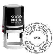 State of Alabama Architect Seal