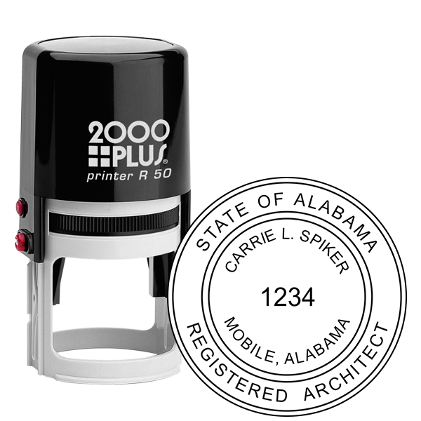 State of Alabama Architect Seal