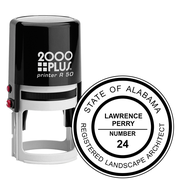State of Alabama Landscape Architect Seal