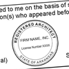 State of Arkansas Architectural Firm Seal Imprint