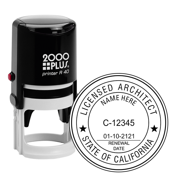 State of California Architect Seal