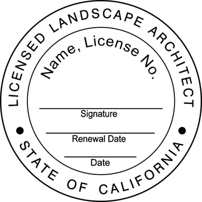State of California Landscape Architect