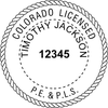 State of Colorado Combined Prof Engineer and Land Surveyor