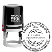 State of Colorado Landscape Architect Seal