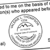 State of Colorado Landscape Architect Seal Imprint