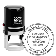 State of Hawaii Land Surveyor Seal