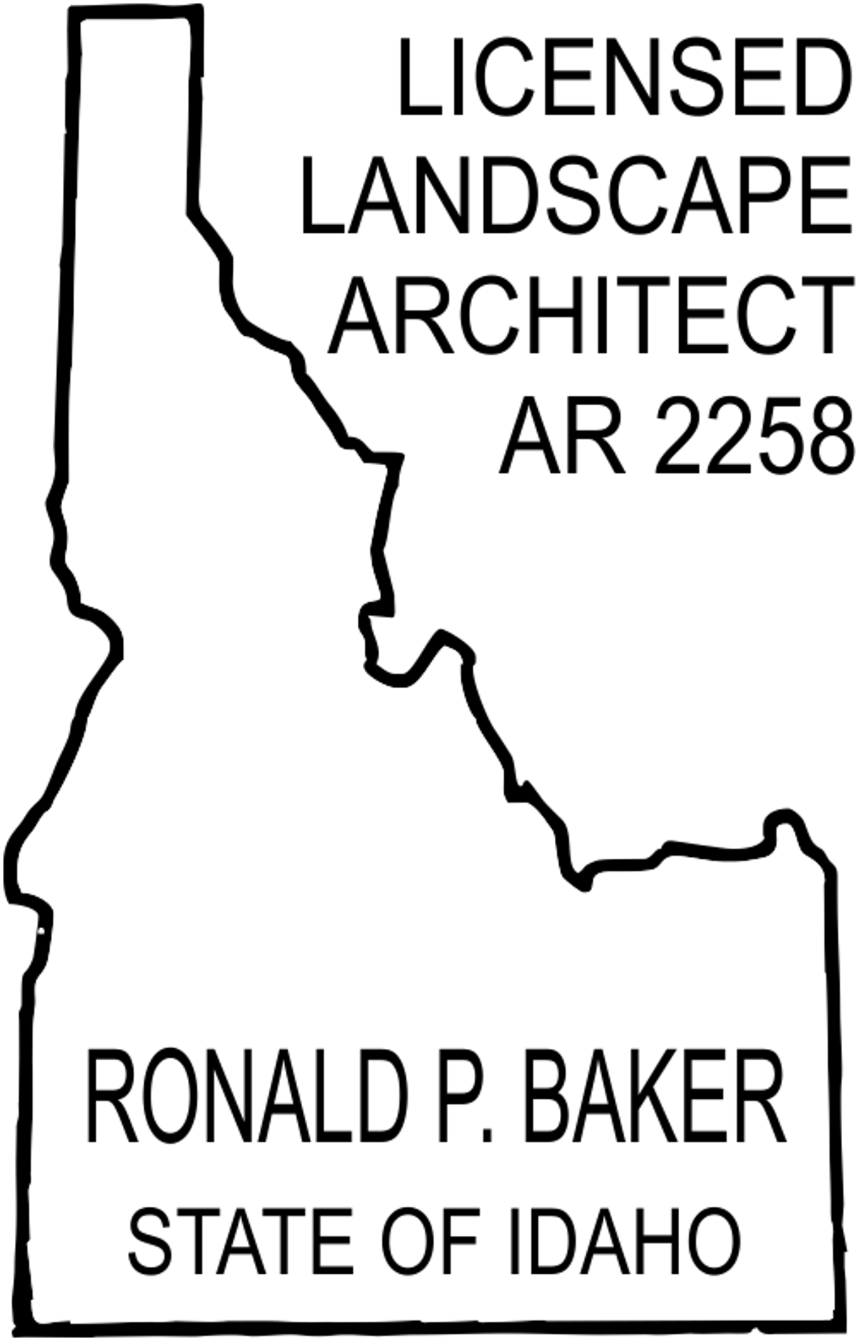 State of Idaho Landscape Architect