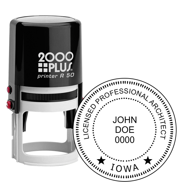 State of Iowa Architect Seal