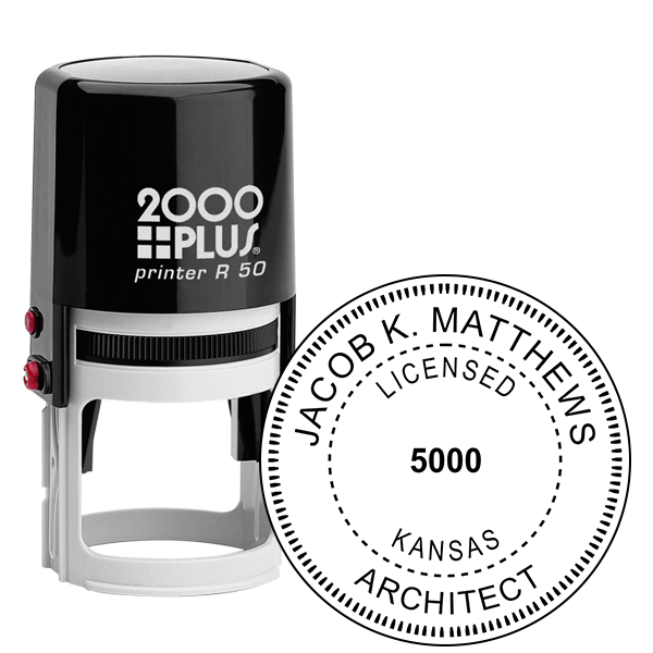 State of Kansas Architect Seal