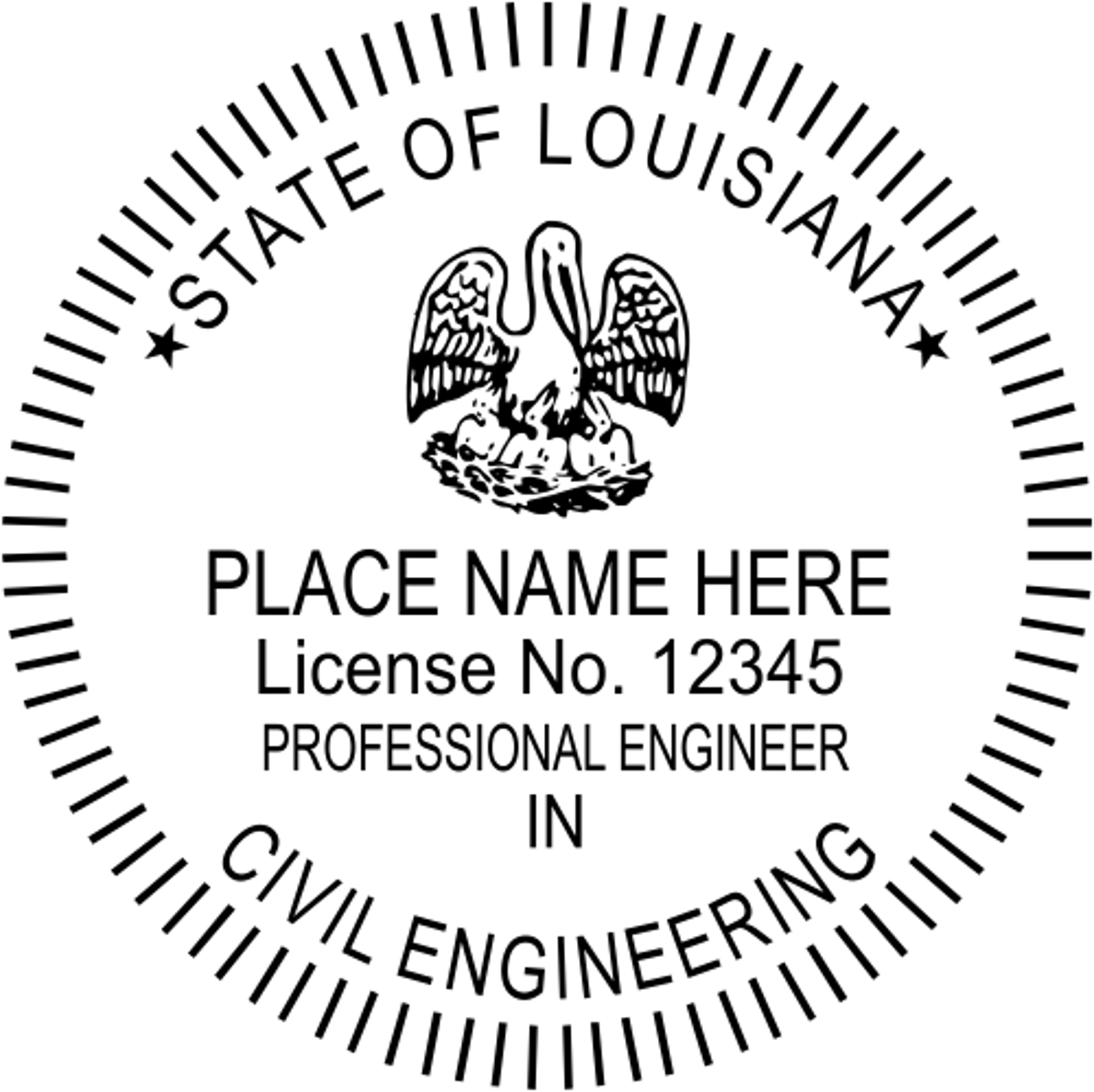 State of Louisiana Engineer, other disclipine