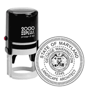 State of Maryland Landscape Architect Seal