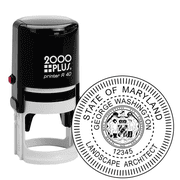State of Maryland Landscape Architect Seal